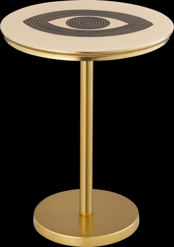 Ojoel Brass Accent Table - Thumbnail - Image 3