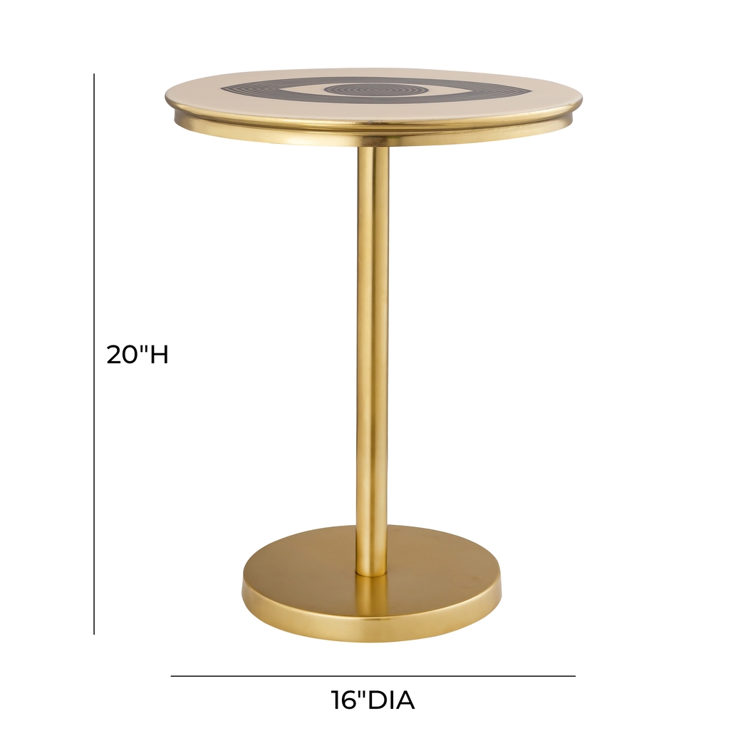 Ojoel Brass Accent Table - Thumbnail - Image 7