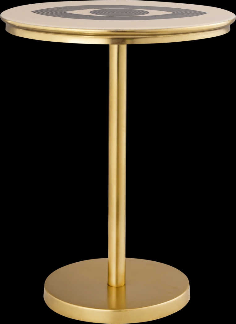 Ojoel Brass Accent Table - Thumbnail - Image 1