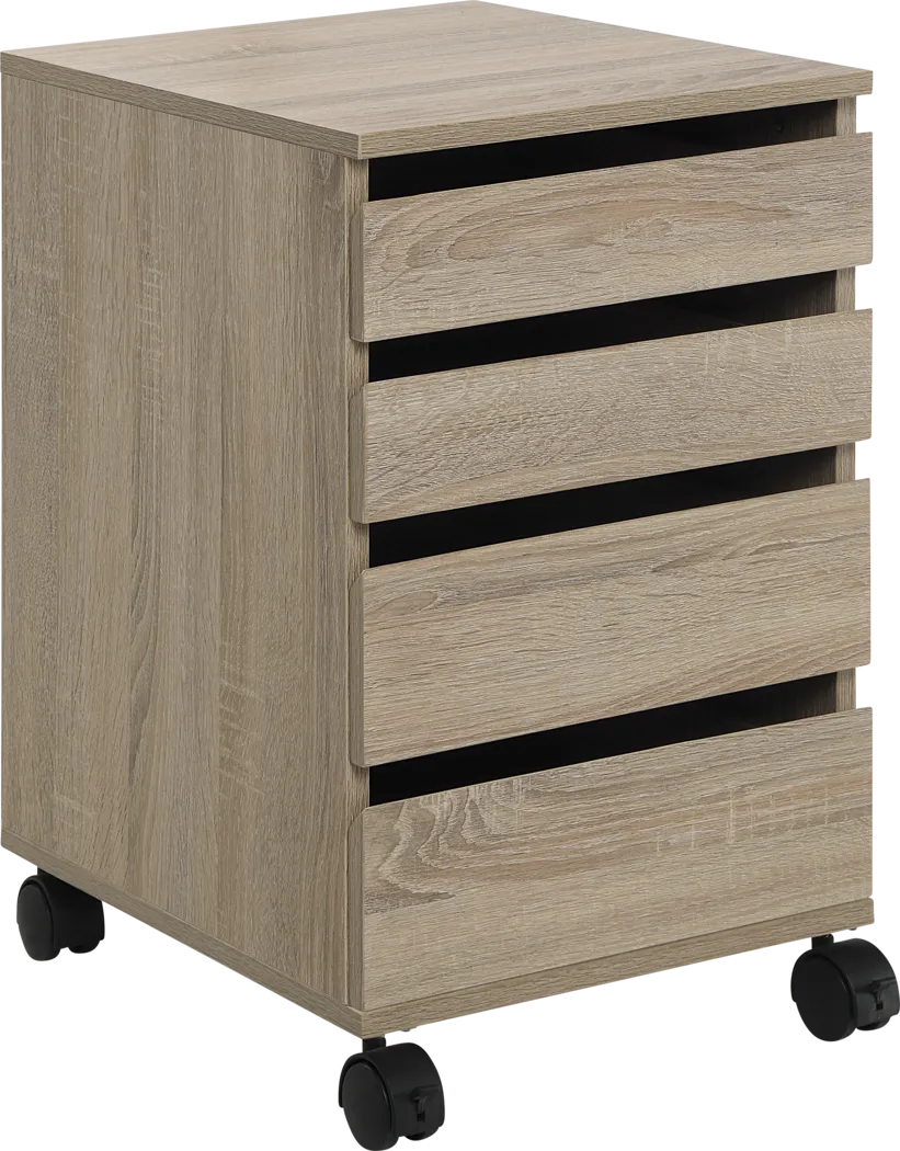 Okeli Brown File Cabinet - Thumbnail - Image 1