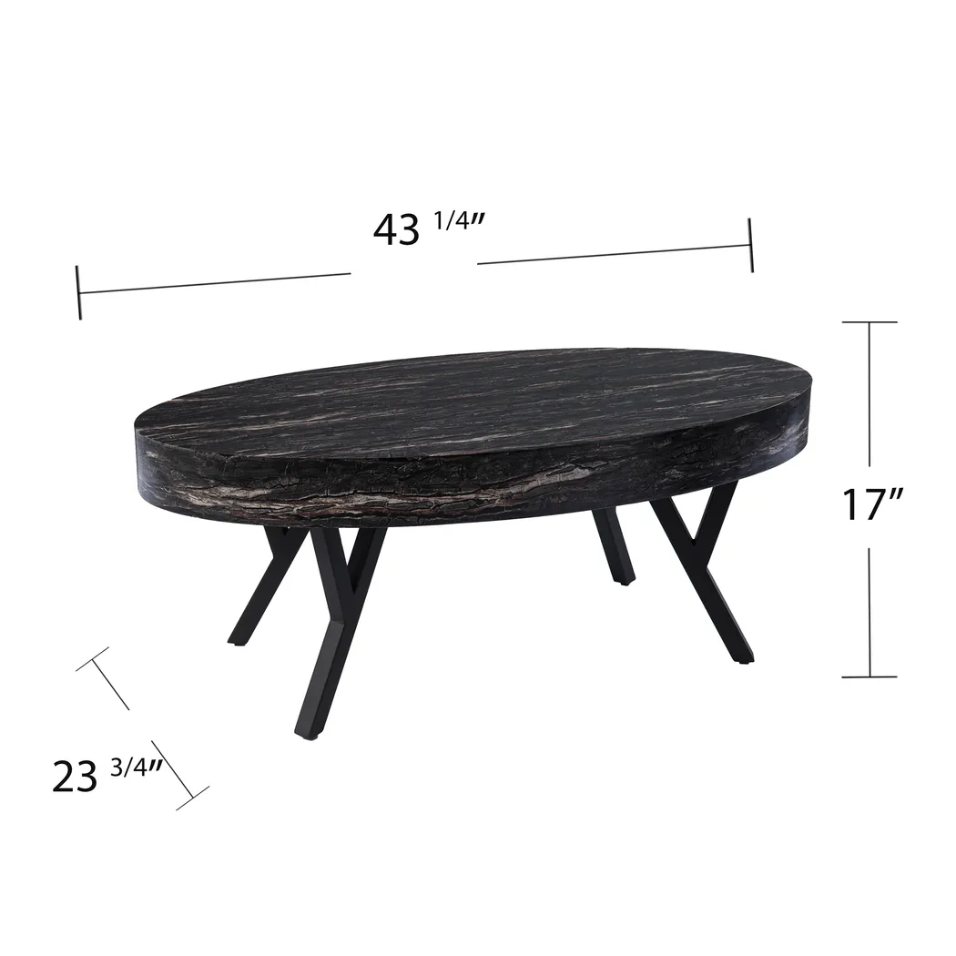 Oketo Black Cocktail Table - Image 5