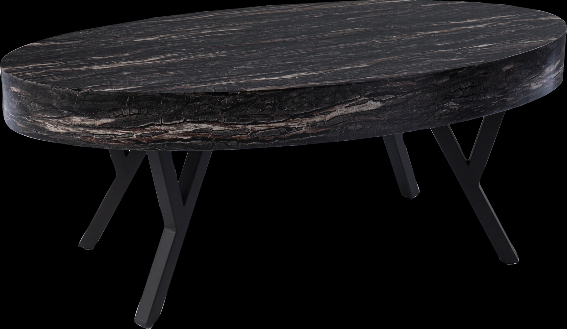 Oketo Black Cocktail Table - Thumbnail - Image 1