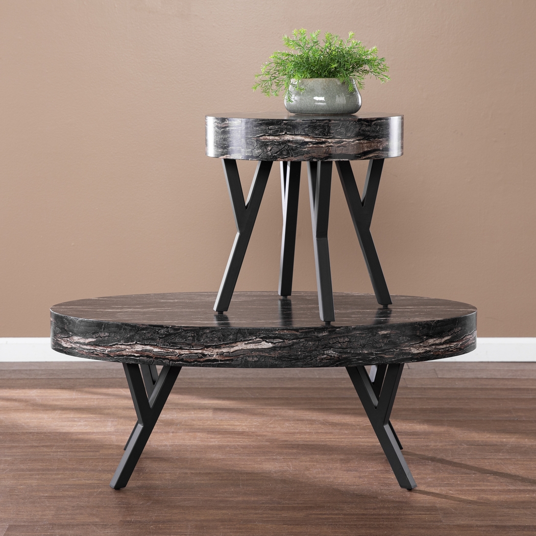 Oketo Black End Table - Thumbnail - Image 4