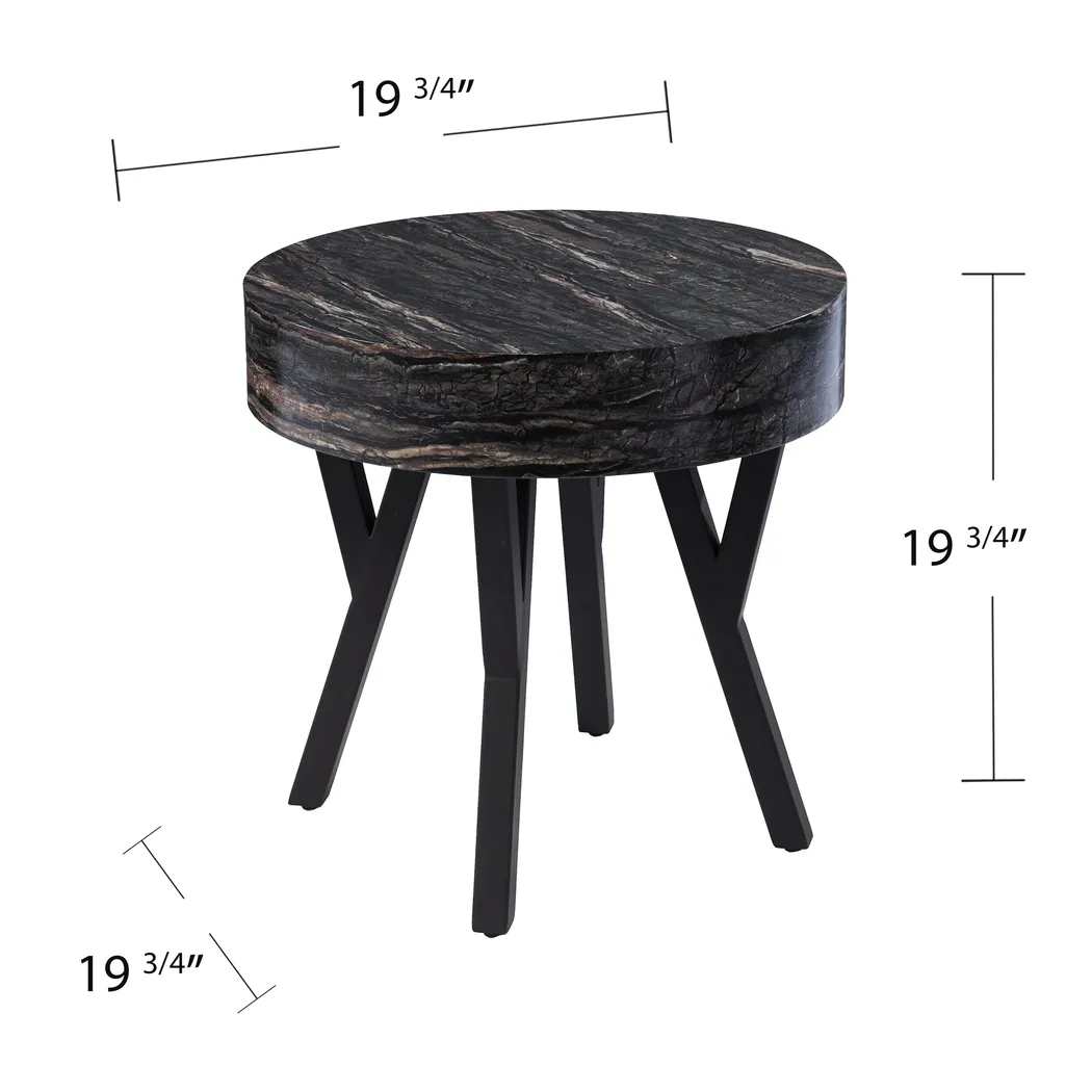 Oketo Black End Table - Image 5