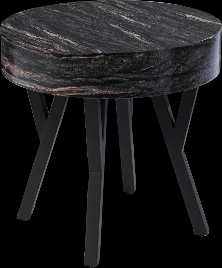 Oketo Black End Table - Thumbnail - Image 1