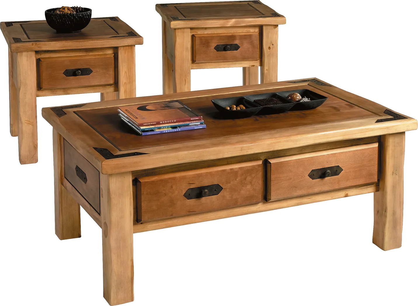 Oklahoma 3 Pc Table Set - Thumbnail - Image 1