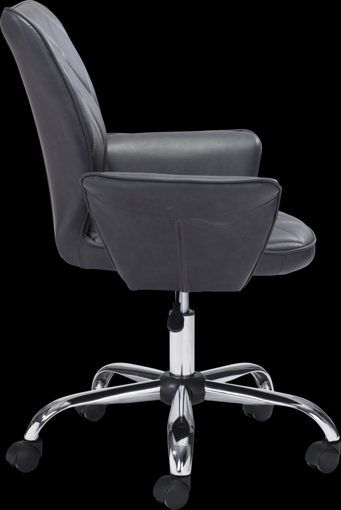 Okoshi Gray Office Chair - Thumbnail - Image 2