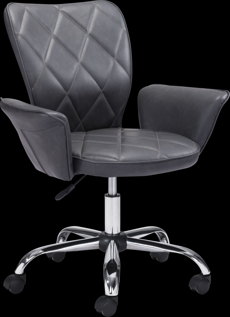 Okoshi Gray Office Chair - Thumbnail - Image 1