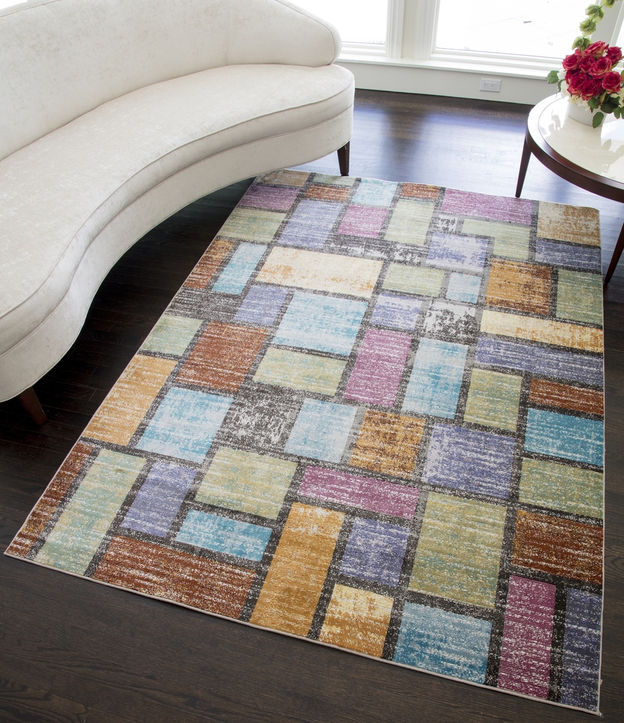 Okya Gray 5' x 7' Rug - Thumbnail - Image 4