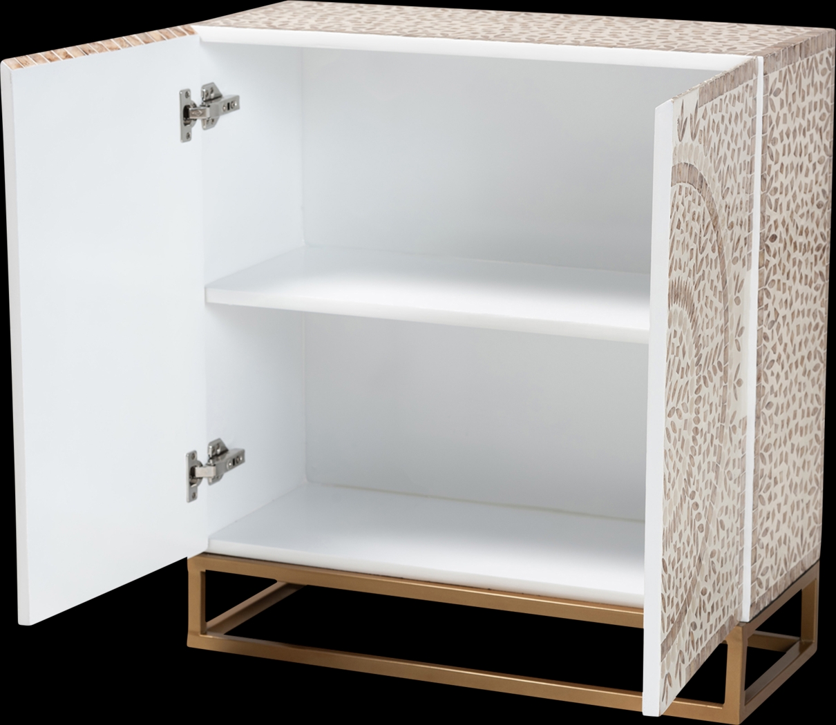 Olanta Brown Accent Cabinet - Thumbnail - Image 4