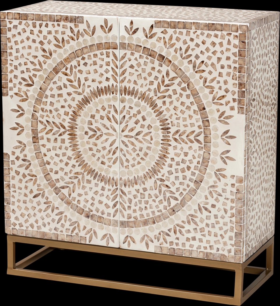Olanta Brown Accent Cabinet - Thumbnail - Image 1