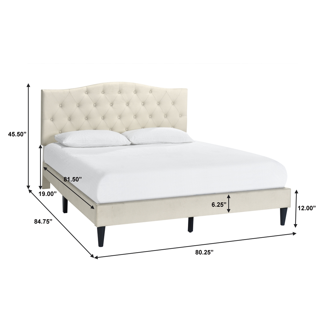 Oldenburg Beige King Bed - Thumbnail - Image 10