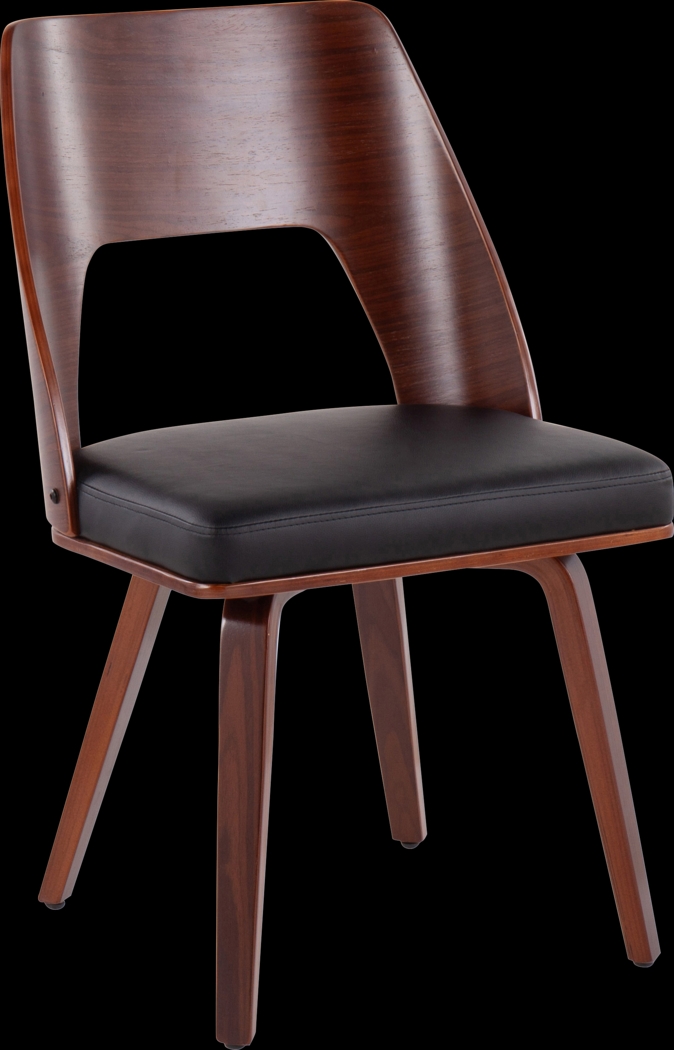 Oldfort Black Dining Chair Set of 2 - Thumbnail - Image 2