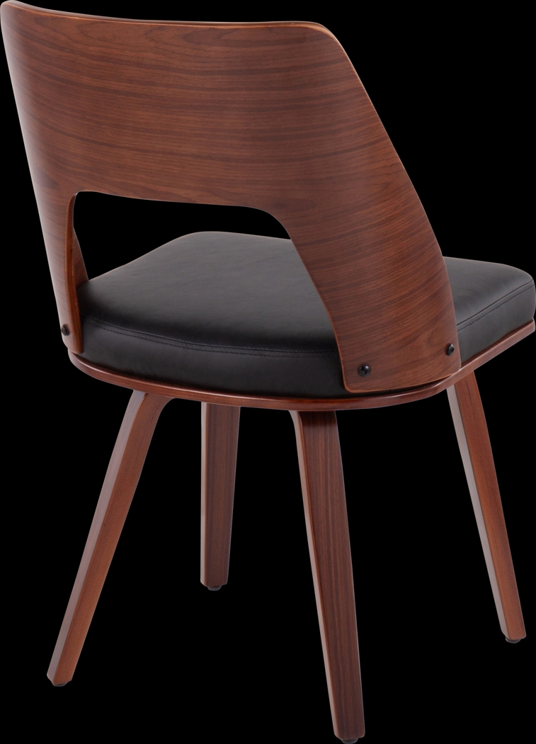 Oldfort Black Dining Chair Set of 2 - Thumbnail - Image 4