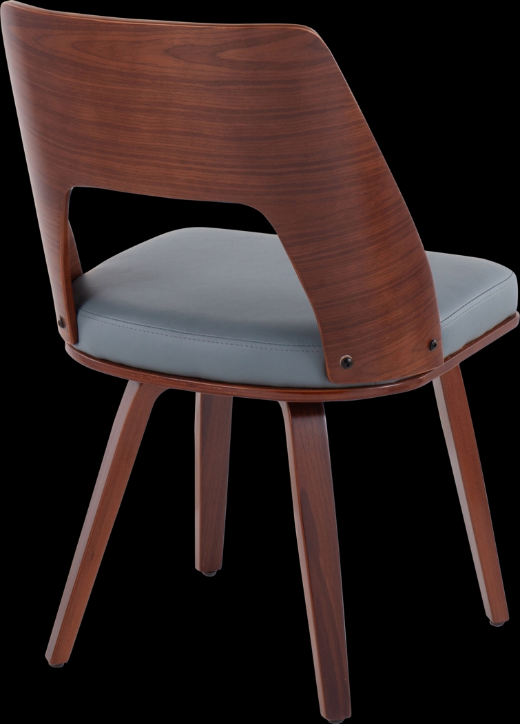 Oldfort Gray Dining Chair Set of 2 - Thumbnail - Image 4