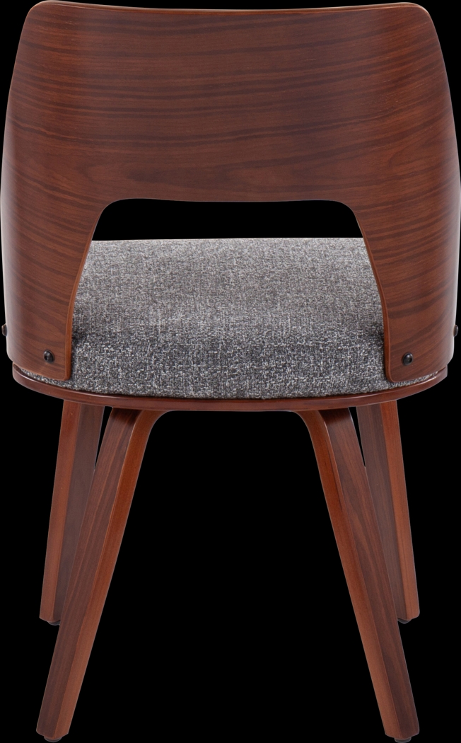 Oldfort Gray Fabric Dining Chair Set of 2 - Thumbnail - Image 5