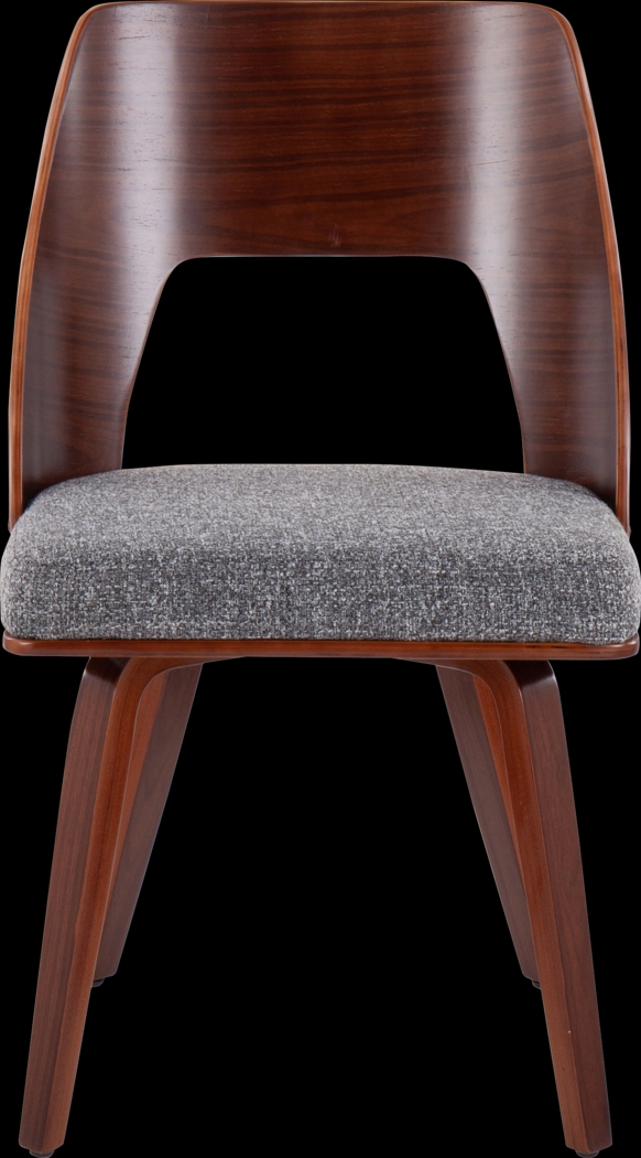 Oldfort Gray Fabric Dining Chair Set of 2 - Thumbnail - Image 6