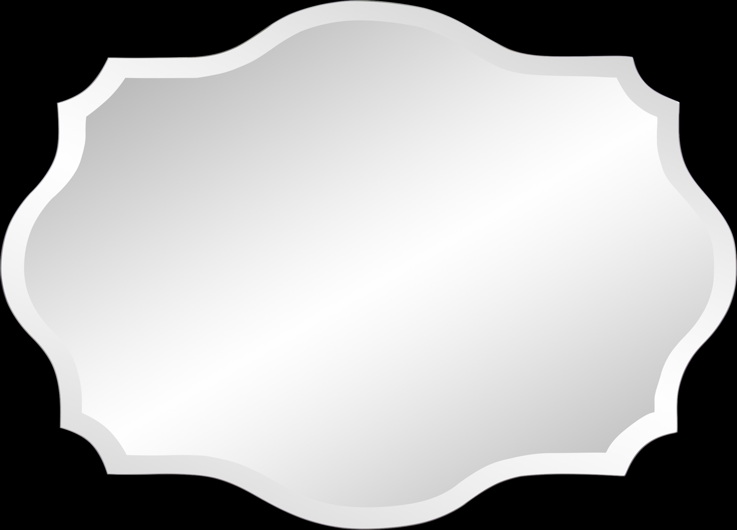 Oldrich Gray Mirror - Thumbnail - Image 1