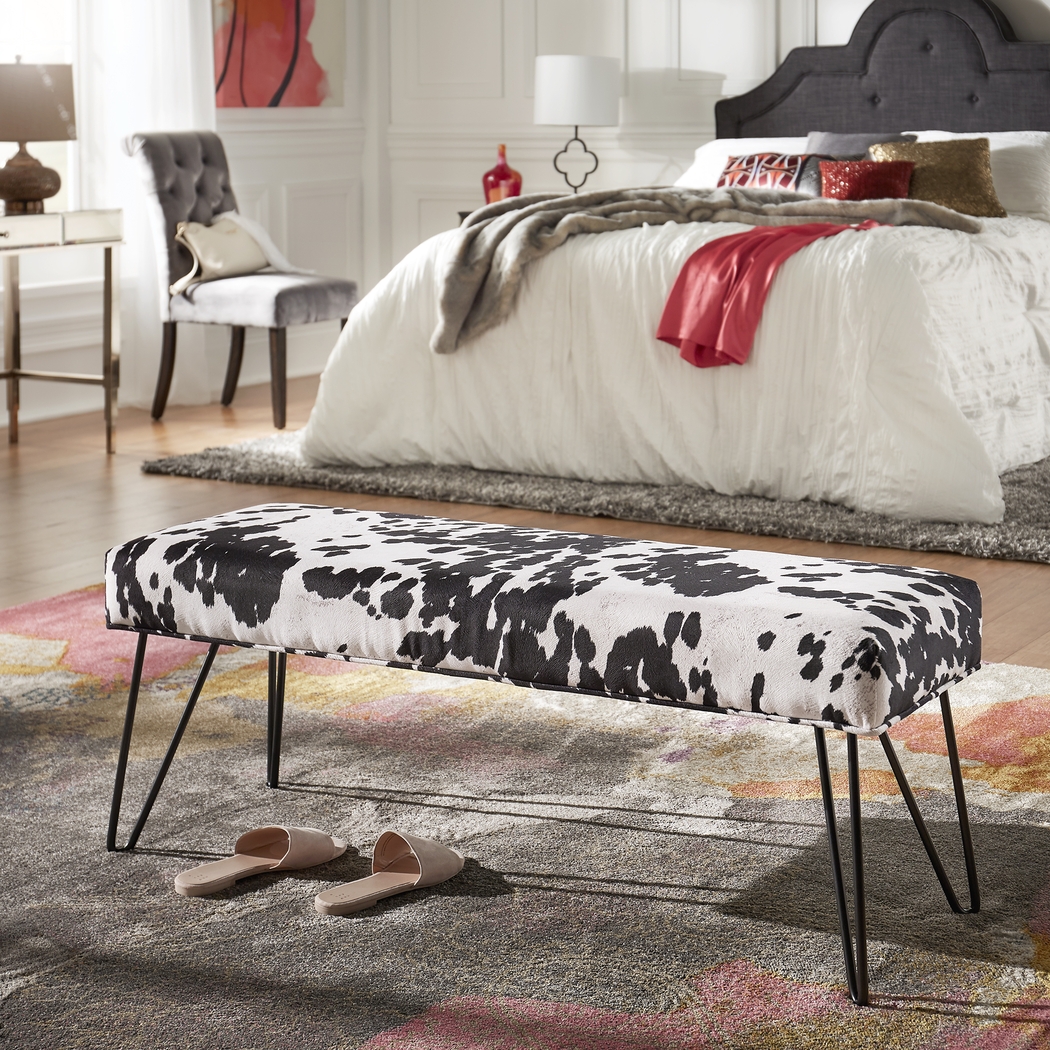 Oleandri Black Accent Bench - Thumbnail - Image 5