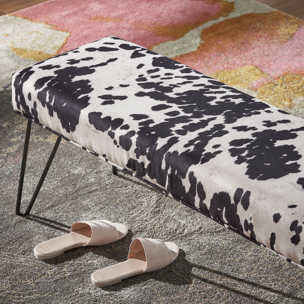 Oleandri Black Accent Bench - Thumbnail - Image 6