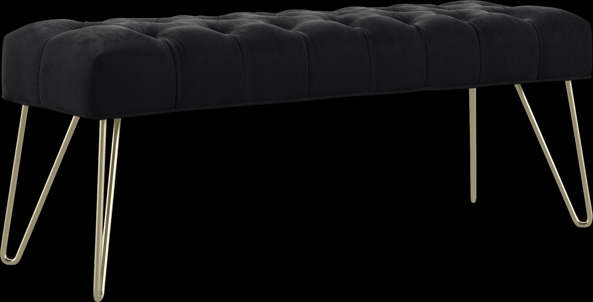 Oleandri Dark Gray Accent Bench - Thumbnail - Image 1
