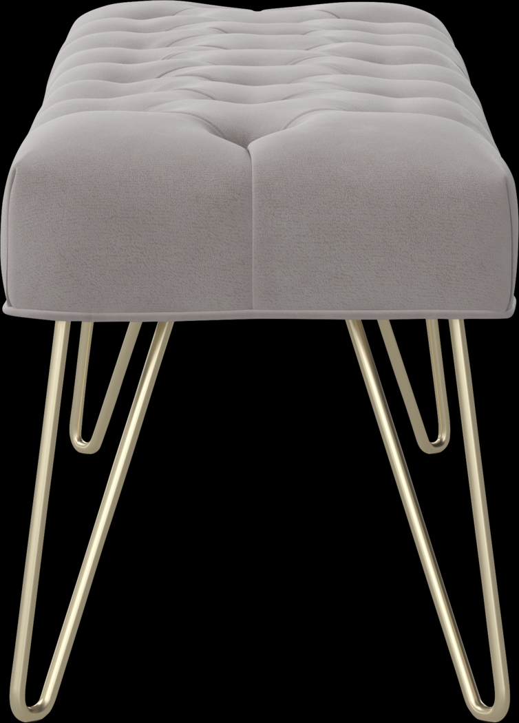 Oleandri Gray Accent Bench - Thumbnail - Image 3