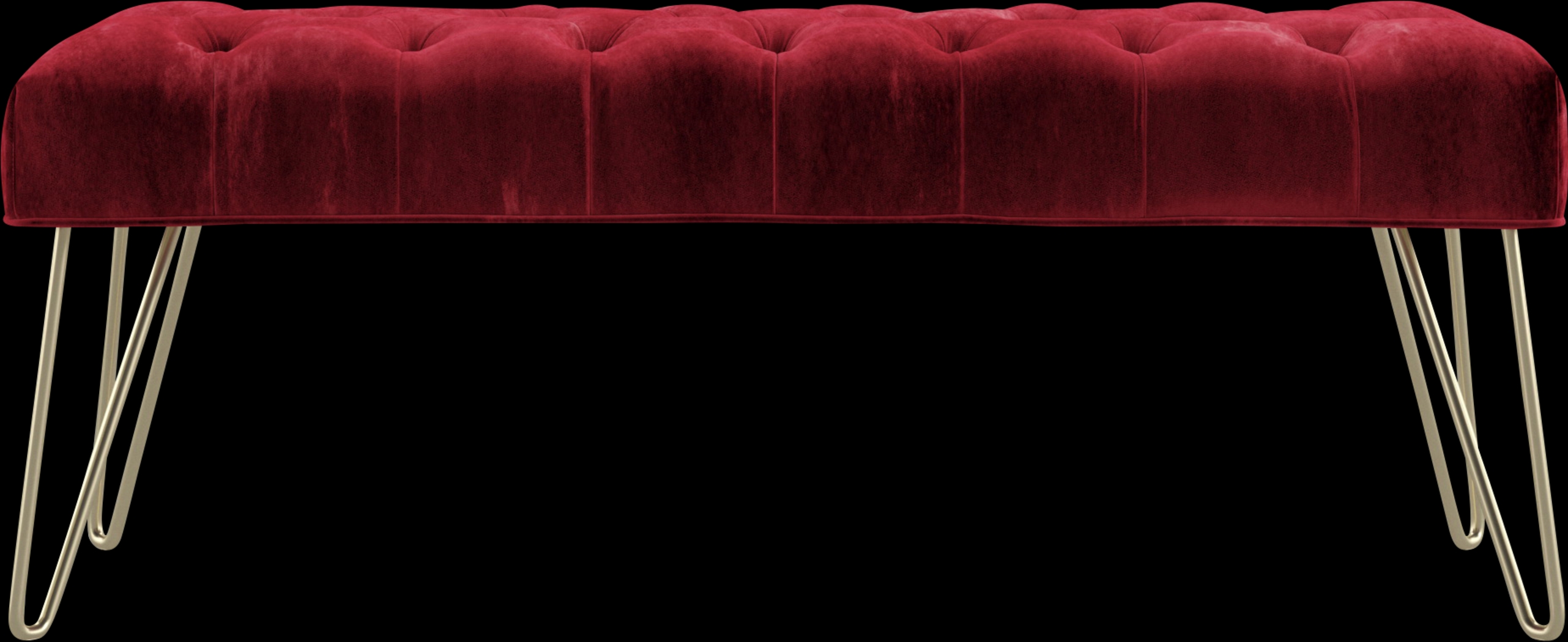 Oleandri Red Accent Bench - Thumbnail - Image 2