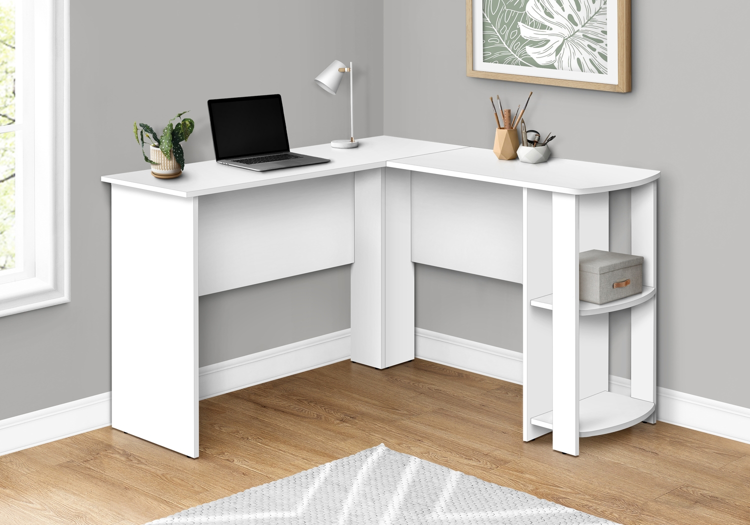 Olentangy White Desk - Thumbnail - Image 2