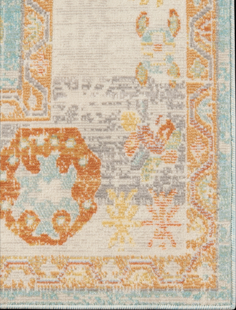 Olgia Blue 5'1 x 7'6 Rug - Thumbnail - Image 3