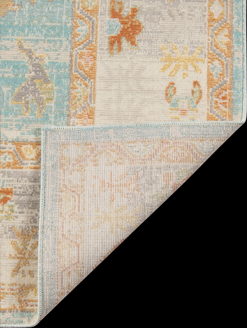 Olgia Blue 7'9 x 9'9 Rug - Thumbnail - Image 4