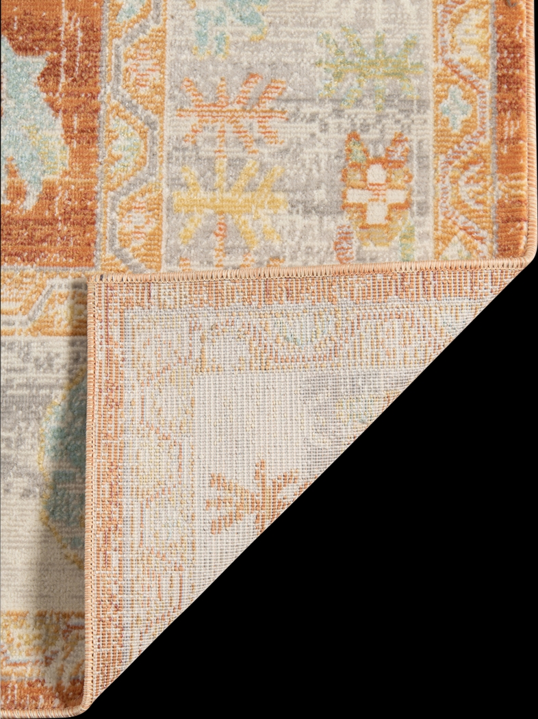 Olgia Orange 5'1 x 7'6 Rug - Thumbnail - Image 4