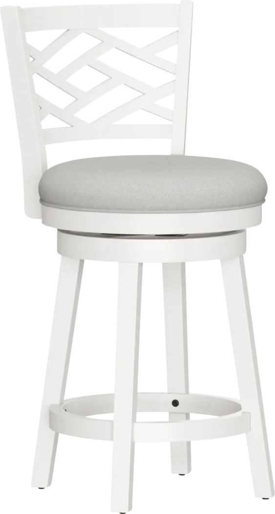 Oliatos White Adjustable Stool - Thumbnail - Image 12