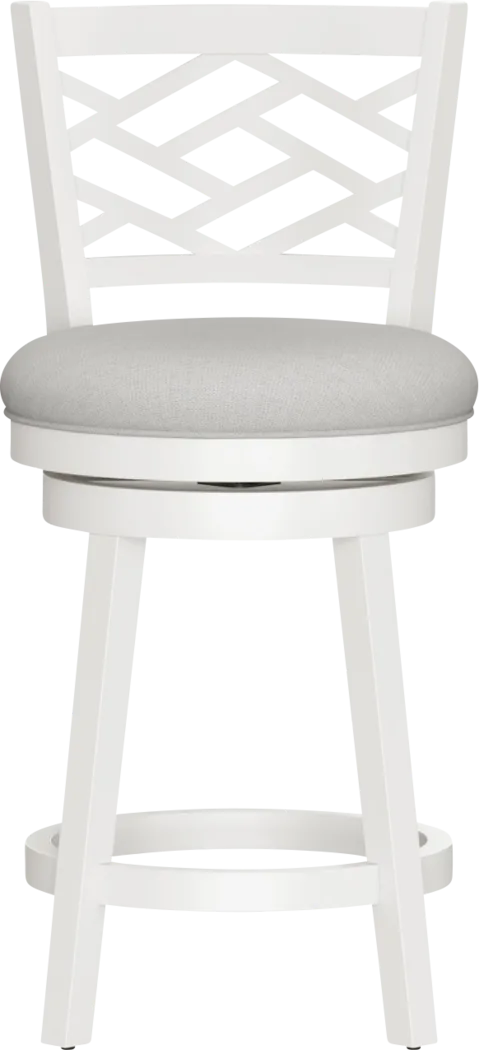 Oliatos White Adjustable Stool - Thumbnail - Image 13