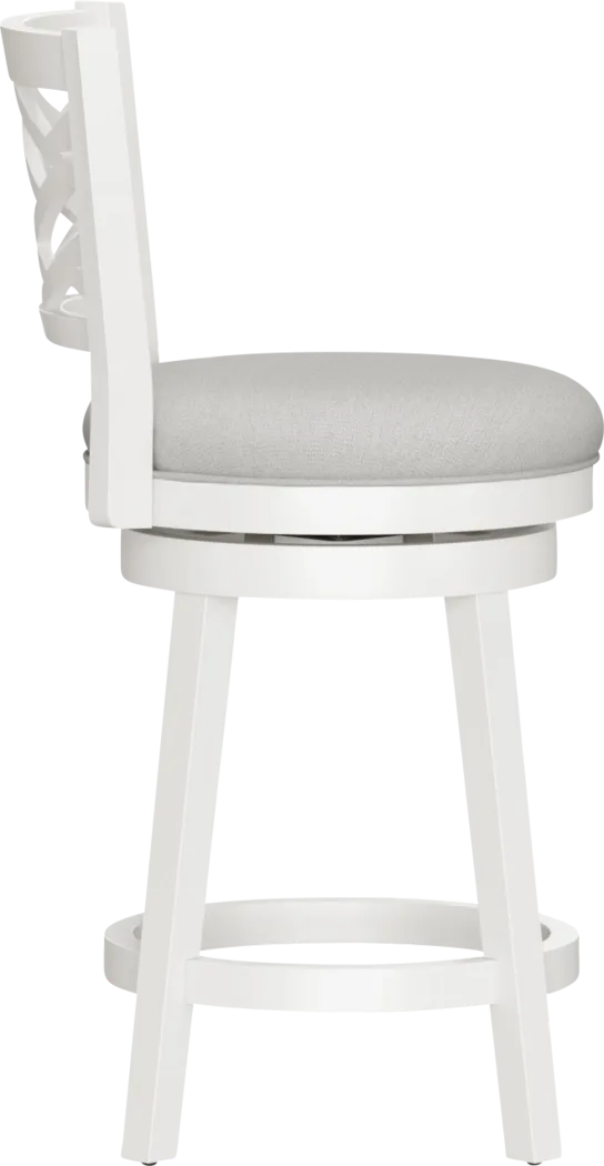 Oliatos White Adjustable Stool - Thumbnail - Image 14