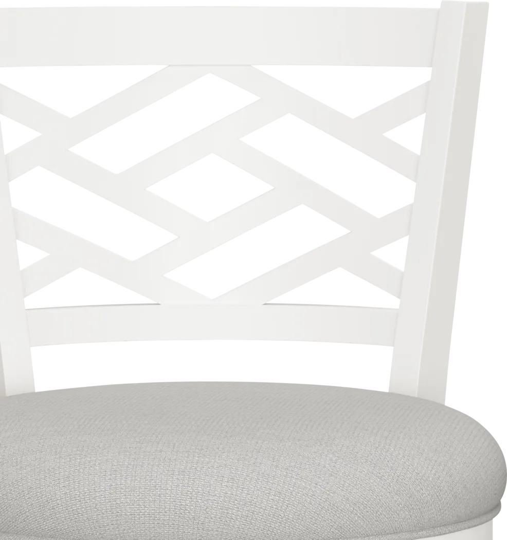 Oliatos White Adjustable Stool - Thumbnail - Image 19