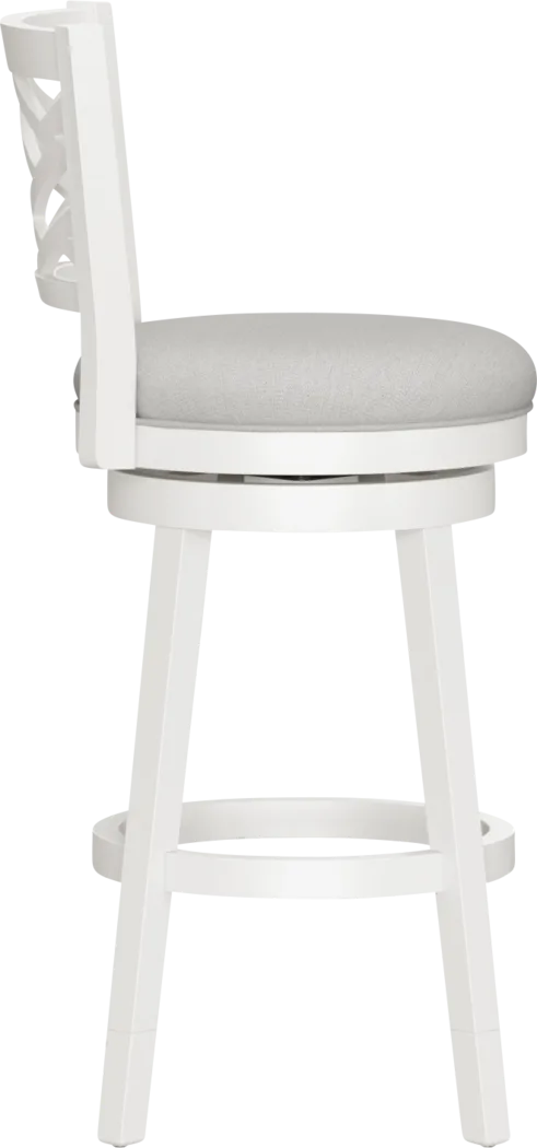 Oliatos White Adjustable Stool - Thumbnail - Image 9