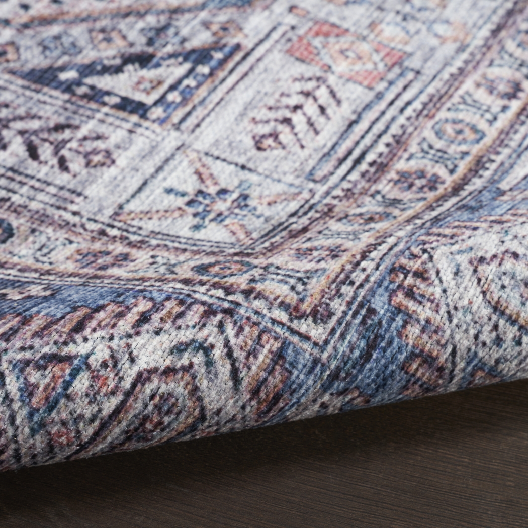 Olith Blue/Multi 5'3 x 7'3 Rug - Thumbnail - Image 6