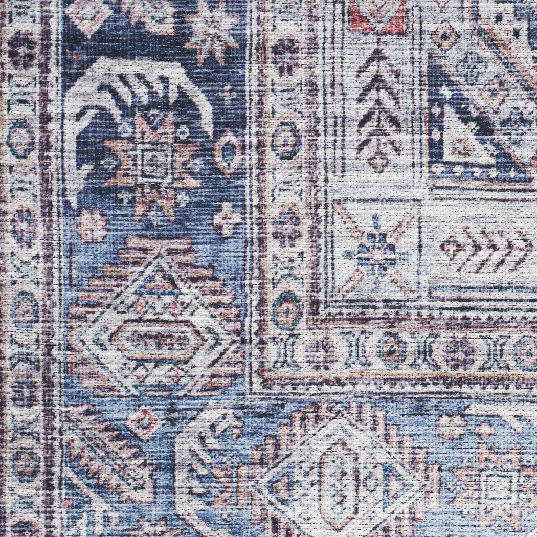 Olith Blue/Multi 7'10 x 9'10 Rug - Thumbnail - Image 4