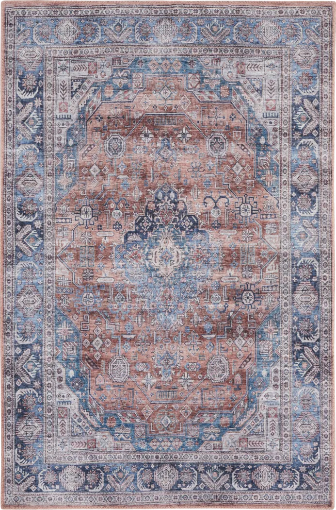 Olith Blue/Multi 7'10 x 9'10 Rug - Thumbnail - Image 1