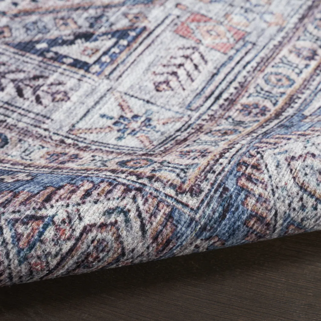 Olith Blue/Multi 9'2 x 12' Rug - Thumbnail - Image 6