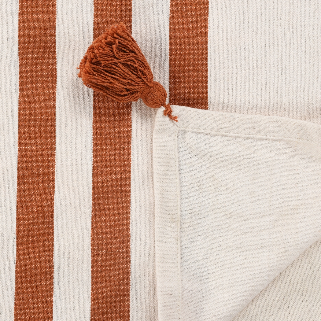 Olive Lane Orange Throw Blanket - Thumbnail - Image 6