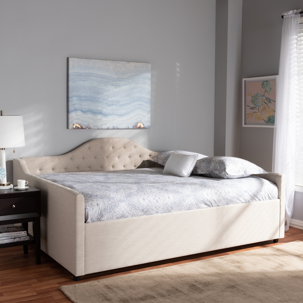 Olivette Beige Full Daybed - Thumbnail - Image 2