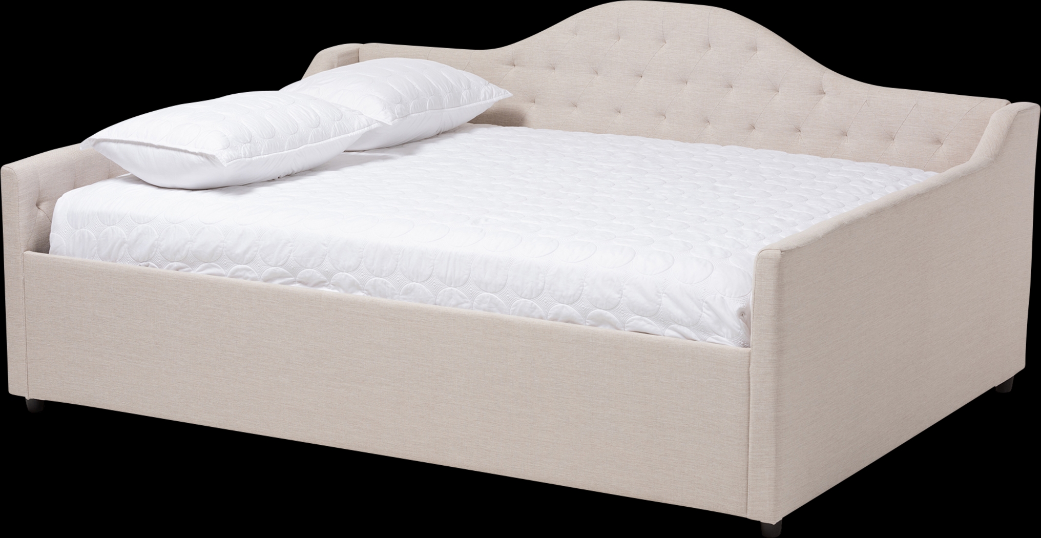 Olivette Beige Full Daybed - Thumbnail - Image 1