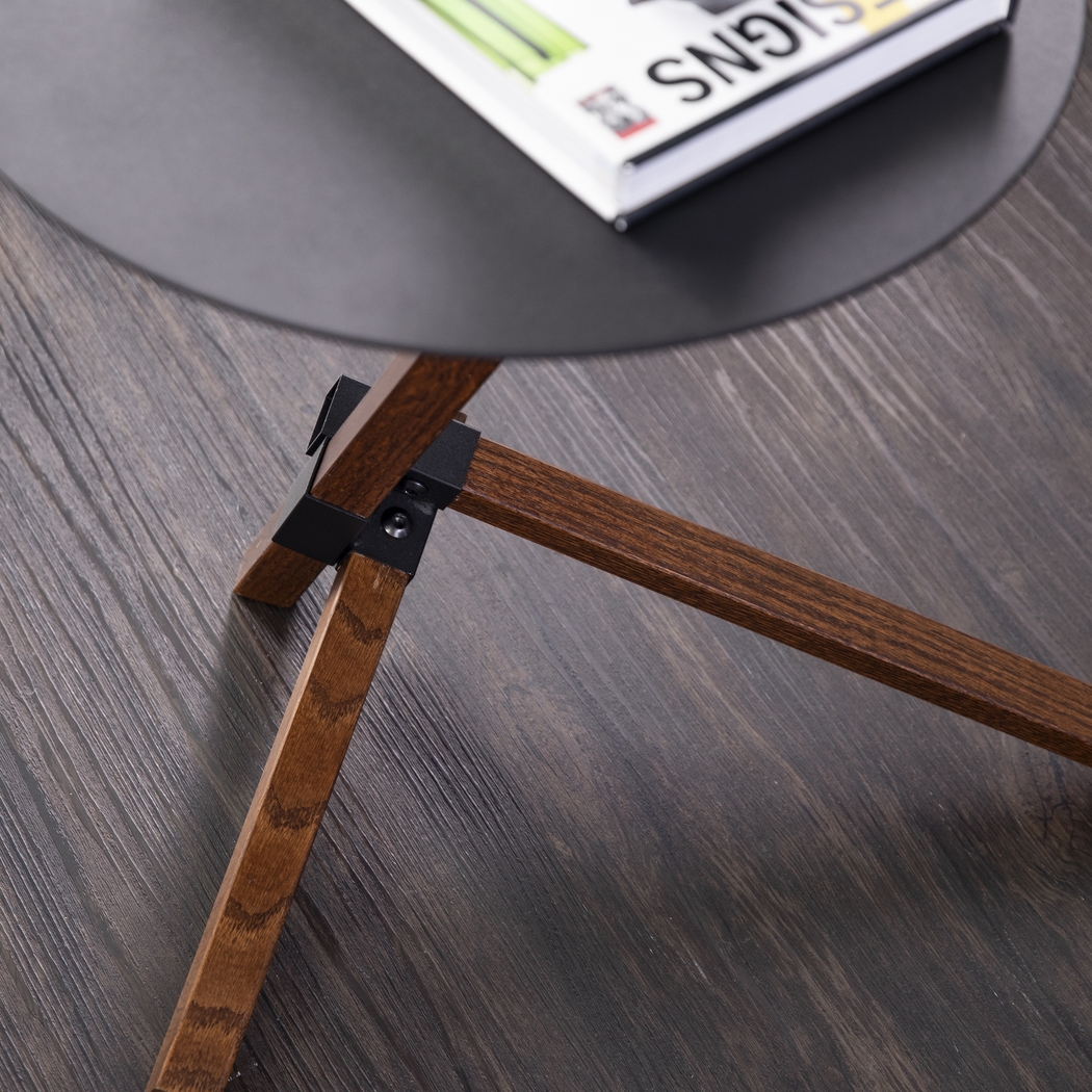 Olivewood Black Accent Table - Thumbnail - Image 3
