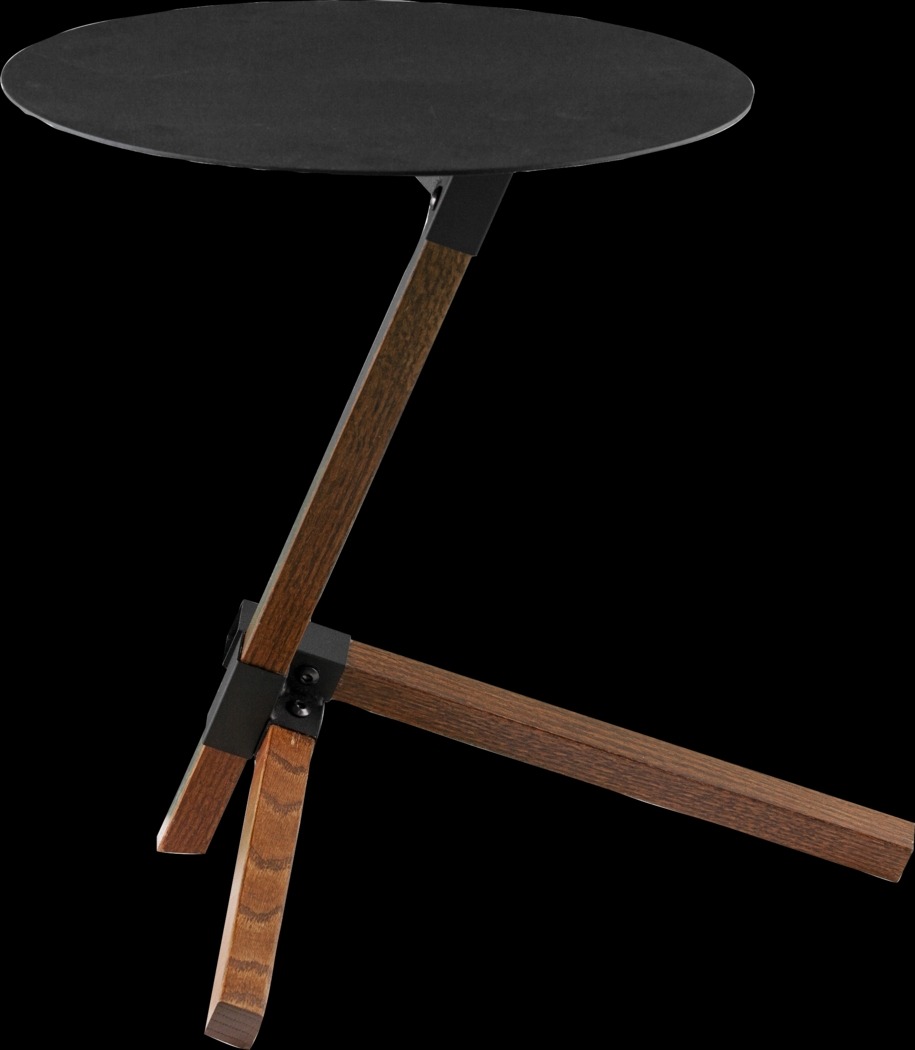 Olivewood Black Accent Table - Thumbnail - Image 1