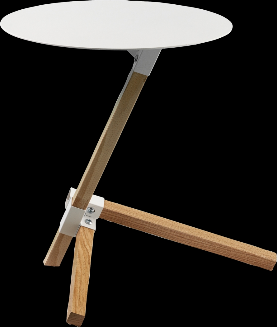 Olivewood White Accent Table - Thumbnail - Image 1