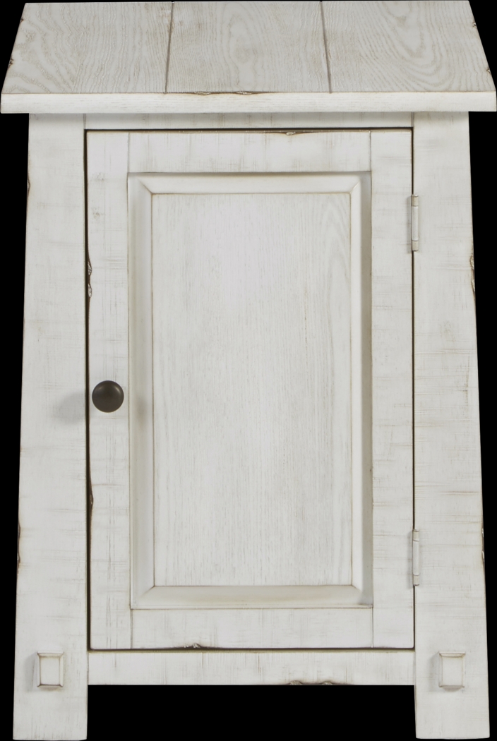 Olivula White Accent Cabinet - Thumbnail - Image 2