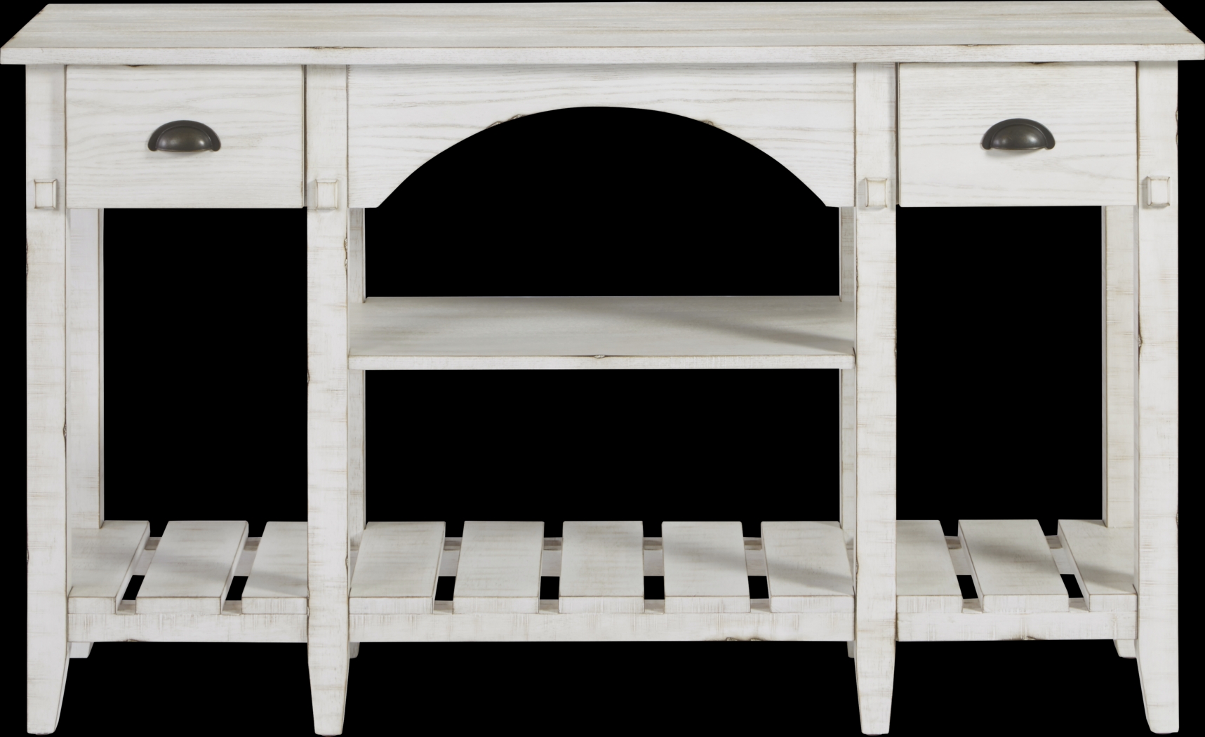 Olivula White Sofa Table - Thumbnail - Image 2