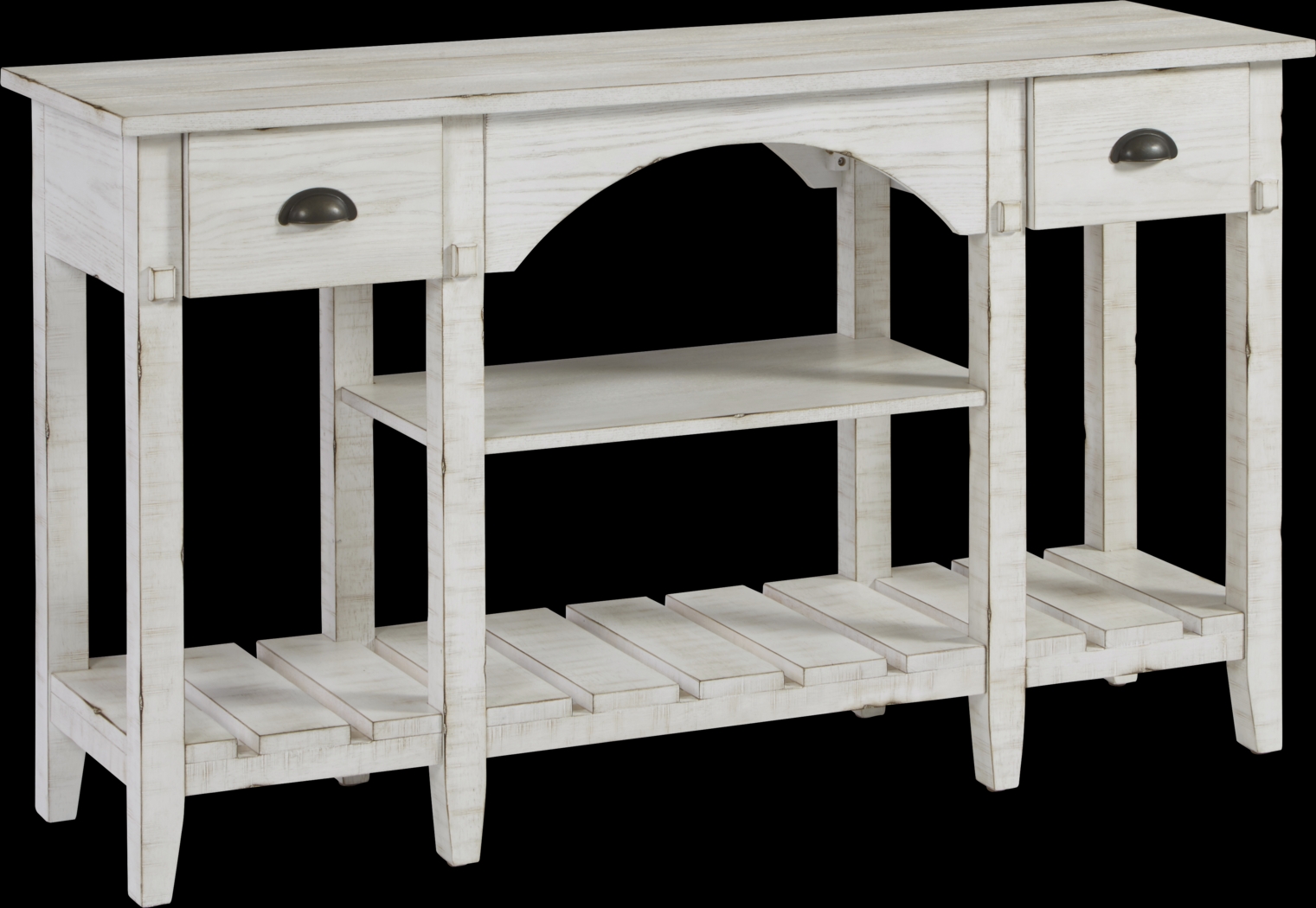 Olivula White Sofa Table - Thumbnail - Image 1