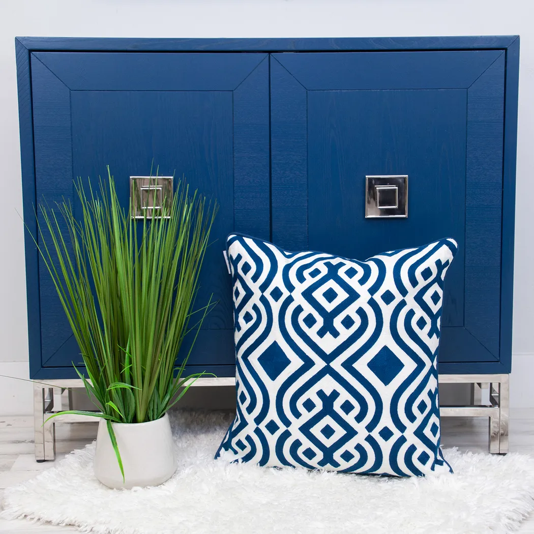 Olonga Blue Accent Pillow - Thumbnail - Image 2